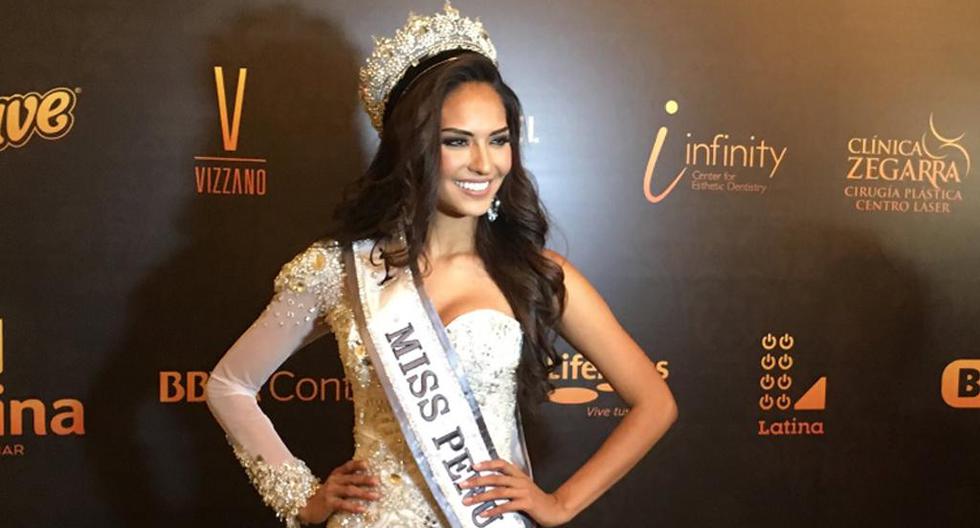 Romina Lozano Saldaña se coronó en el Miss Perú 2017. (Foto: Latina)