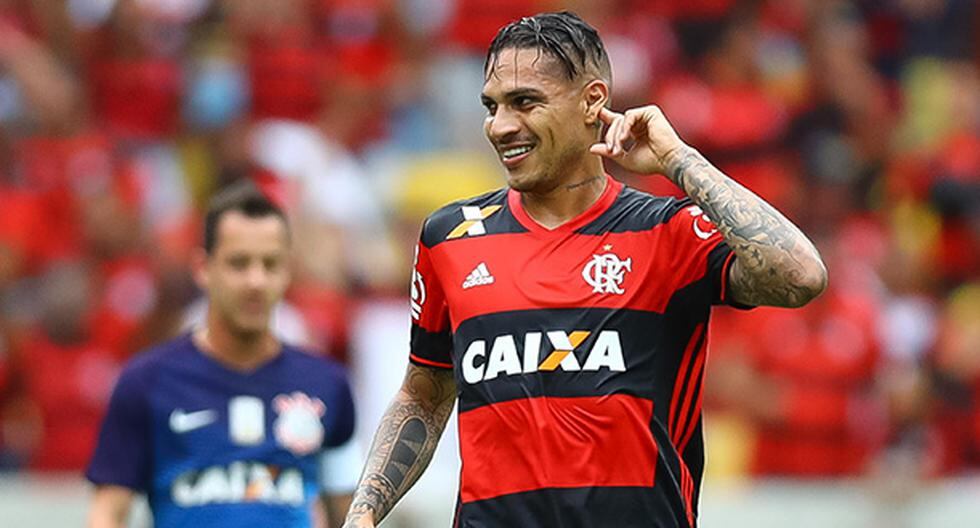 Paolo Guerrero marca por partida doble pero no fue triunfo del Flamengo. (Foto: Getty Images)
