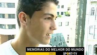 Cristiano Ronaldo y su primera entrevista a los 16 años
