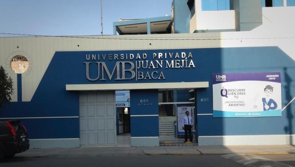 La Universidad Privada Juan Mejía Baca, de Chiclayo, no evidenció el cumplimiento de su propia planificación, según la Superintendencia Nacional de Educación Superior Universitaria.