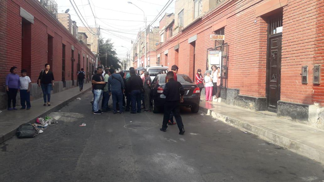 Dos policias fallecieron tras ser baleados por delincuentes en el distrito del Rímac. (Ana Briceño)
