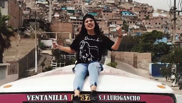 Tania Ccapacca, la famosa cobradora de bus en TikTok incursiona en la música. (Foto: Captura YouTube)