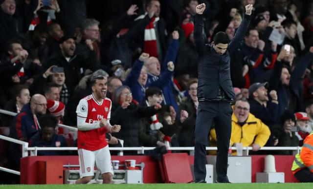 Estas fueron las mejores imágenes del duelo entre Arsenal y Everton por la Premier League. Reuters/Peter Cziborra