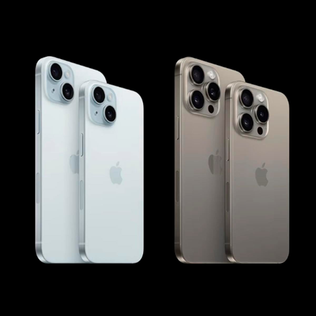 Especificaciones y precio de los iPhone 15 y iPhone 15 Pro