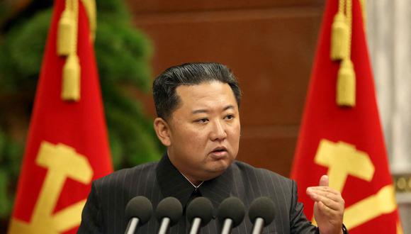 El líder de Corea del Norte Kim Jong-un. (STR / KCNA VIA KNS / AFP).
