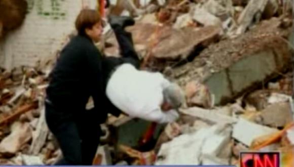 Caída de Piñera en demolición fue escogida la foto del año