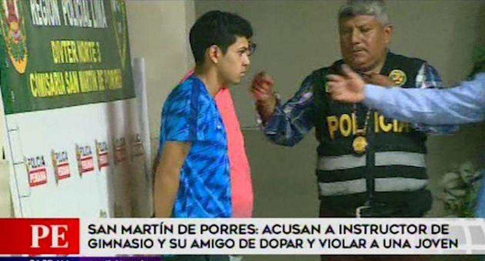 Erick Sierra Montoya de 22 años junto a su amigo José Enrique Vásquez Flores fueron detenidos por la PNP tras denuncia. (Captura: América Noticias)