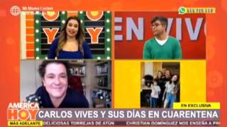 Ethel Pozo y su desbordada emoción en enlace en vivo con Carlos Vives [VIDEO]