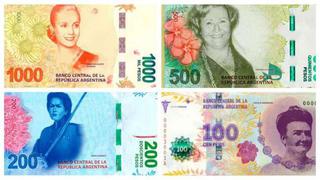 Nuevos billetes en Argentina: ¿cómo serán y quiénes estarán?