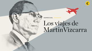 Martín Vizcarra: las regiones y países que visitó en su primer año de gestión