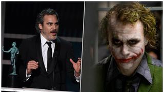 SAG Awards: Joaquin Phoenix gana premio a Mejor actor por “Joker” y rinde homenaje a Heath Ledger
