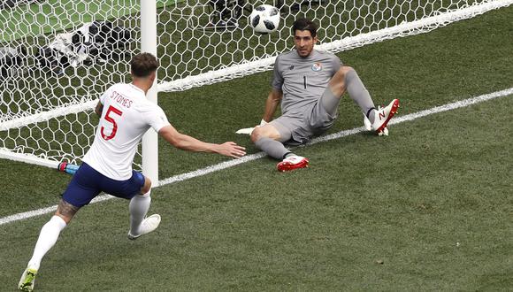 Panamá vs. Inglaterra: Stones concretó doblete en el partido del Grupo G por el Mundial Rusia 2018. (Foto: AFP)