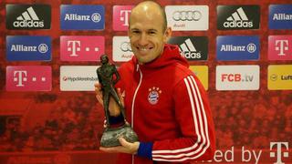 Arjen Robben fue premiado como deportista del año en Holanda