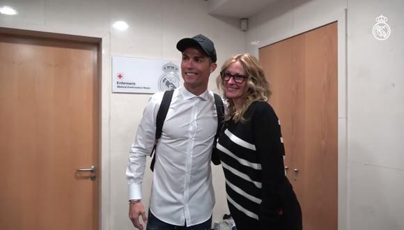 Julia Roberts compartió con jugadores del Real Madrid [VIDEO]