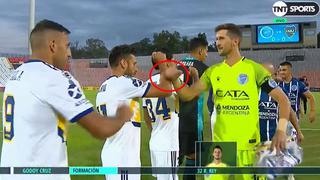 Para evitar el coronavirus: jugadores de Boca y Godoy se saludaron chocando los antebrazos [VIDEO]
