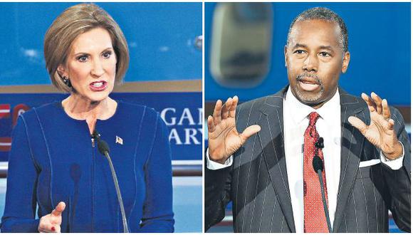 Carly Fiorina y Ben Carson, revelaciones del debate republicano