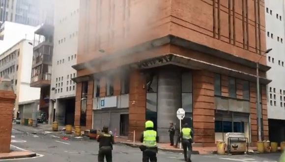 Colombia: Explosión sacude sede de la Fiscalía en la ciudad de Cali (Captura de video)