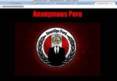 Anonymous ataca web de la Presidencia del Perú