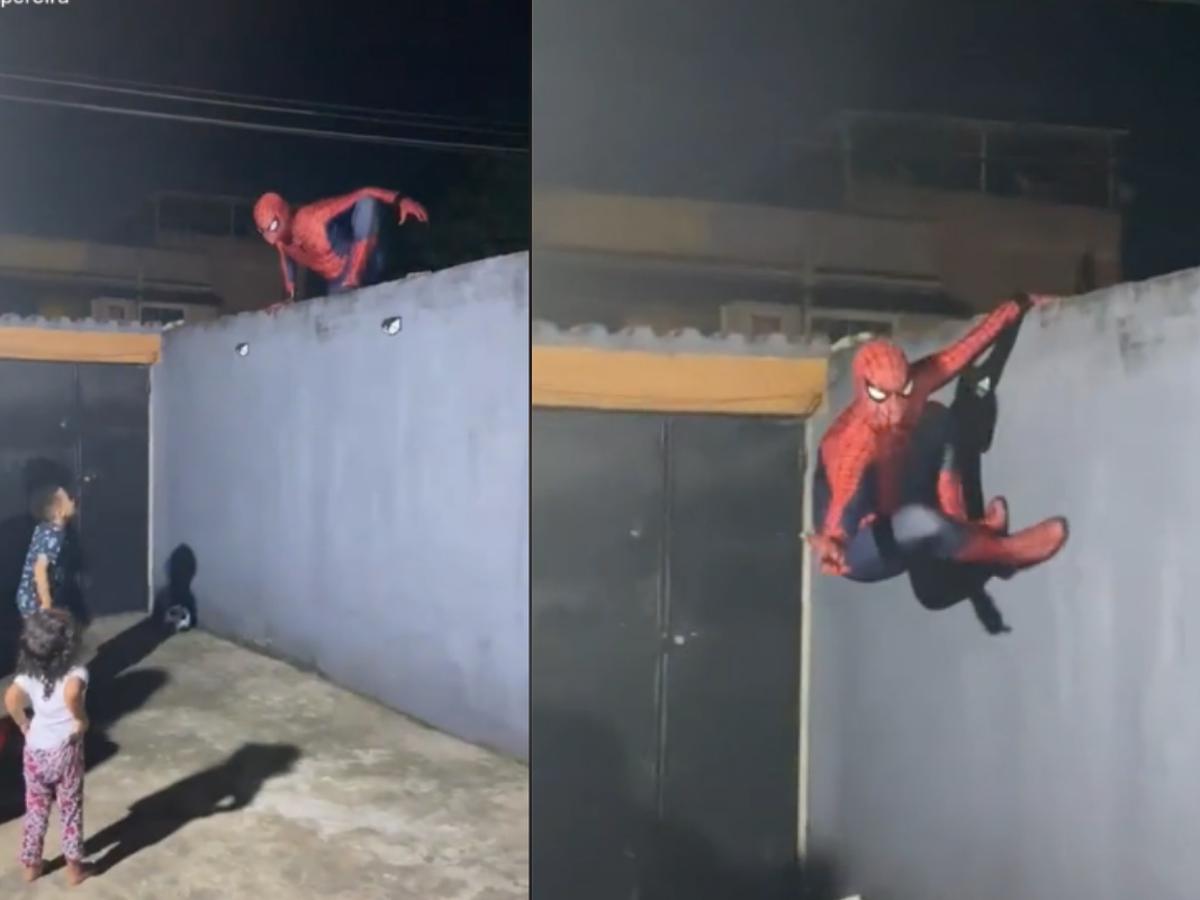 La sensacional aparición de Spider-Man en una fiesta infantil que arrasa en  TikTok | VIRALES | MAG.
