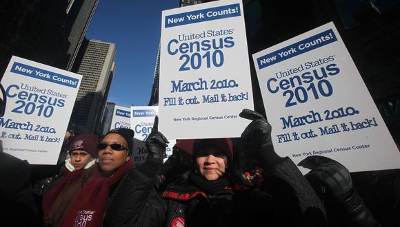 En el 2010 Estados Unidos realizó un censo.