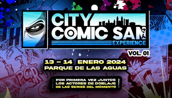 El City Comic San Experience Vol. 1 se realizará el 13 y 14 de enero en el Circuito Mágico del Agua | Foto: Facebook