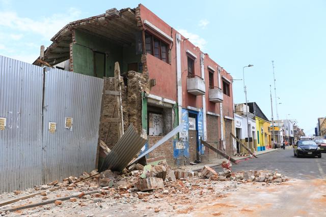 Trujillo: pared de antigua casona se desploma en el Centro Histórico | FOTOS