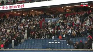 Ultras del PSG cumplieron lo anunciado y se marcharon del estadio antes del final | VIDEO