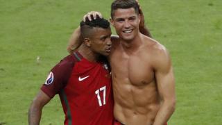 Cristiano Ronaldo elogió la Eurocopa de Nani con este regalo