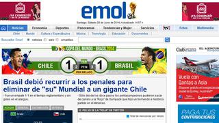 Medios chilenos: Brasil le ganó en penales a un "gigante"