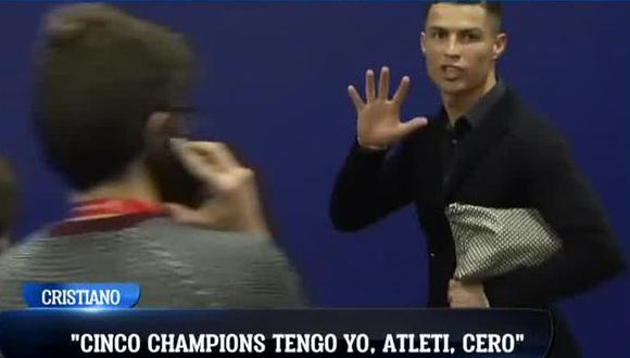 Cristiano Ronaldo tuvo unas explosivas declaraciones tras dejar el Wanda Metropolitano. (Foto: El Chiringuito TV).