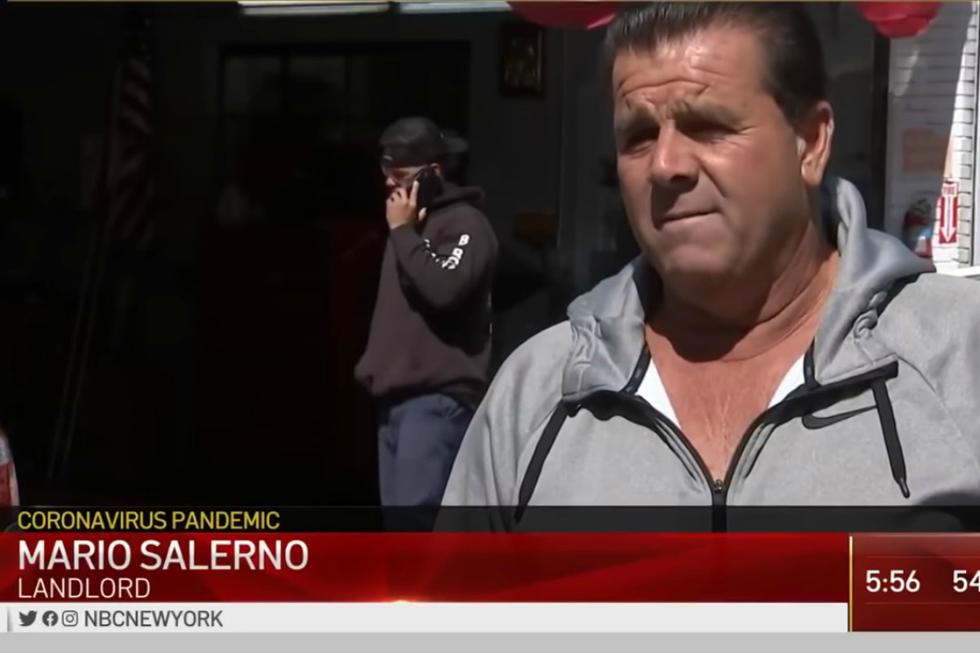 Mario Salerno, dueño de un edificio de apartamentos en Nueva York, le perdonó la renta de 200 inquilinos debido a la pandemia del coronavirus. (YouTube | NBC New York)