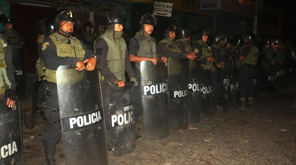 El operativo cont&oacute; con la presencia de unos 800 agentes de la Polic&iacute;a Nacional. (Foto: Municipalidad de Chiclayo)