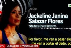 Empresaria secuestrada en Los Olivos envió audio a su familia pidiendo que paguen rescate