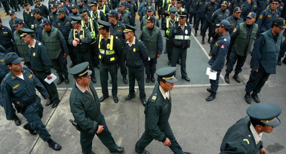 Se cumplió con el pago del quinto tramo de aumento salarial a la Policía. (Foto: Andina)