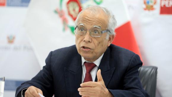 Aníbal Torres, ministro de Justicia y Derechos Humanos. Foto: Presidencia