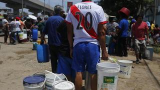 Más de un millón y medio de personas no tienen agua en Lima