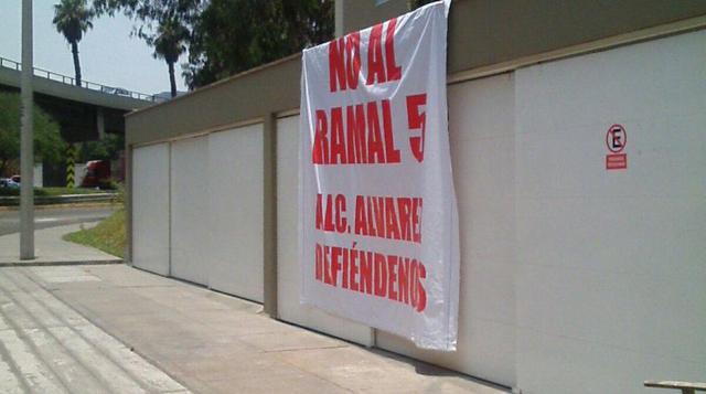 San Borja: protestan por obra de intercambio vial en el Derby - 6