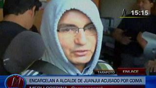 Alcalde de Juanjuí fue recluido en penal de Tarapoto