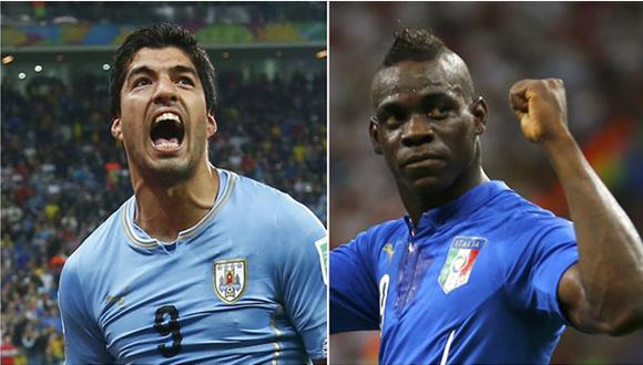 Suárez vs. Balotelli: duelo de "bad boys" en Brasil 2014