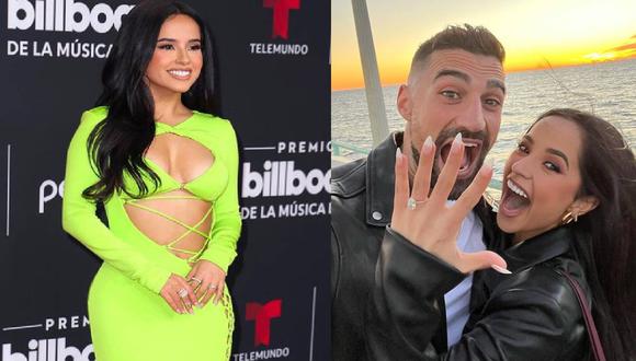 Becky G anuncia su compromiso con su novio futbolista. (Foto: Instagram).