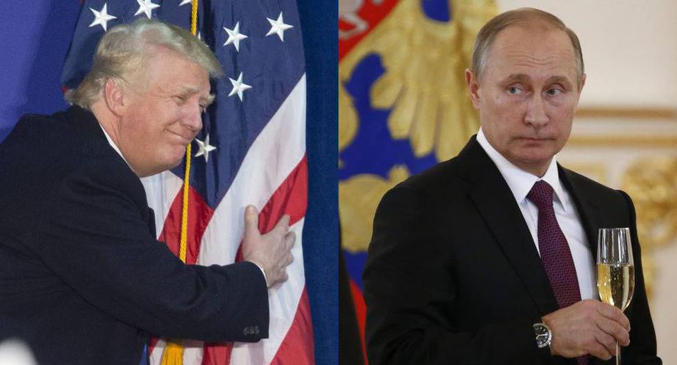 Donald Trump y Vladimir Putin. (Foto: EFE)