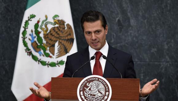 Enrique Pena Nieto, ex presidente de México, en una imagen del 6 de diciembre del 2017. (Foto: ALFREDO ESTRELLA / AFP).