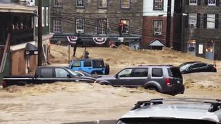 La intensas inundaciones que provocan devastación en Maryland [FOTOS]