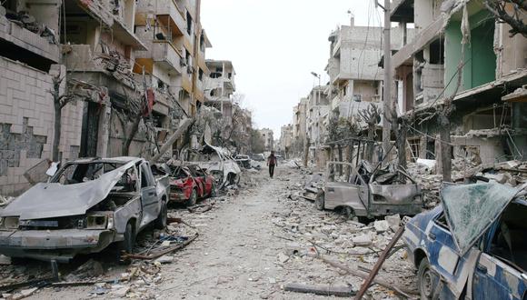 Siria: 10 civiles muertos en nuevos bombardeos en Guta Oriental. (Reuters).