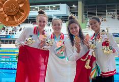 ¡Celebra el Perú! Medallas de bronce en natación femenina en los Juegos Suramericanos