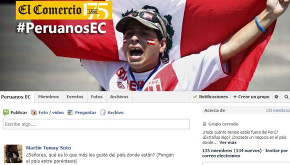 #PeruanosEC: el grupo en Facebook de peruanos en el extranjero
