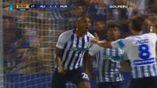 Alianza Lima: Aldair Fuentes marcó de cabeza ante Municipal