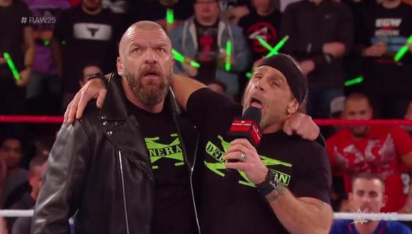 WWE: Triple H y Shawn Michaels volvieron a formar D-Generation X. (Foto: WWE)