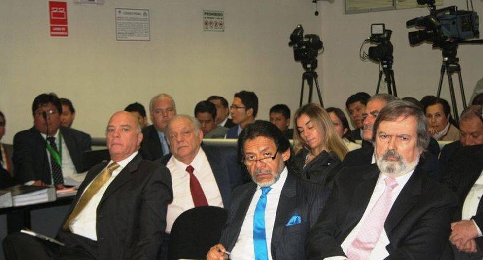 (Foto: CSJdeLIMA) Los principales implicados en el caso "Petroaudios".