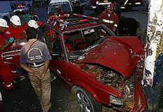 Más de 250 fallecidos en accidentes de tránsito ocurridos en Lima